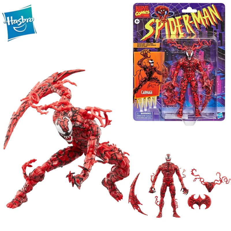 In Stock Hasbro Marvel Legends Series Carnage 6-in Action Figure Boy Birthday Gift Original Collectible Model Desktop Ornament
In Stock Hasbro Marvel Legends Series Carnage 6-in Action Figure Boy Birthday Gift Original Collectible Model Desktop Ornament