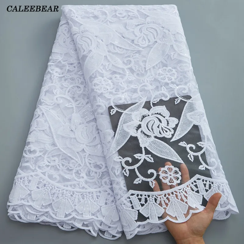 2022 High Quality Sequined African Lace Fabric White French Mesh Lace Fabric Materials 5 Yards For Wedding Party Dress Sew S2861
2022 High Quality Sequined African Lace Fabric White French Mesh Lace Fabric Materials 5 Yards For Wedding Party Dress Sew S2861