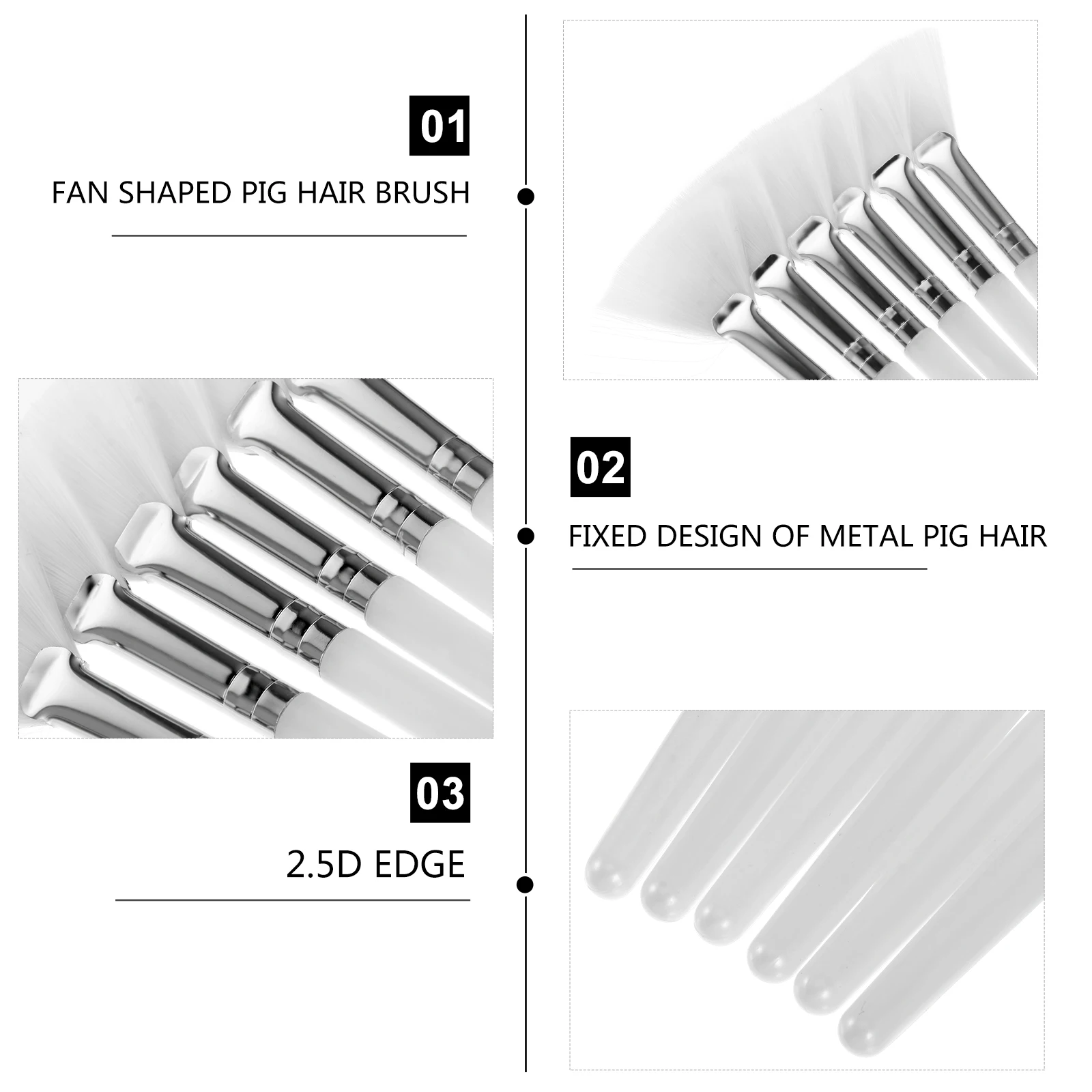 6pcs White DIY Beauty Tools Beauty Brush Kit Mask Tool for Facial Mask Brush Highlighter Application Skin Friendly
6pcs White DIY Beauty Tools Beauty Brush Kit Mask Tool for Facial Mask Brush Highlighter Application Skin Friendly