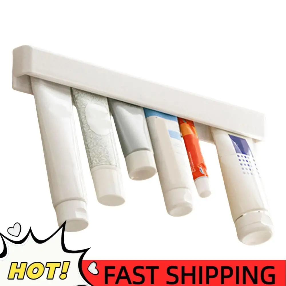 Настенный многофункциональный компактный держатель для зубной пасты без дрели, органайзер для ванной комнаты, стеллаж для хранения зубной пасты для ванной комнаты
Настенный многофункциональный компактный держатель для зубной пасты без дрели, органайзер для ванной комнаты, стеллаж для хранения зубной пасты для ванной комнаты