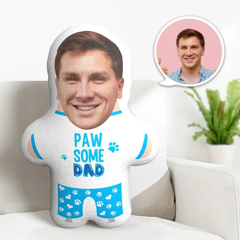 Пользовательская мини-подушка Pawsome Dad Dog, игрушка, подушка для лица на День отца, новинка, подарок
Пользовательская мини-подушка Pawsome Dad Dog, игрушка, подушка для лица на День отца, новинка, подарок