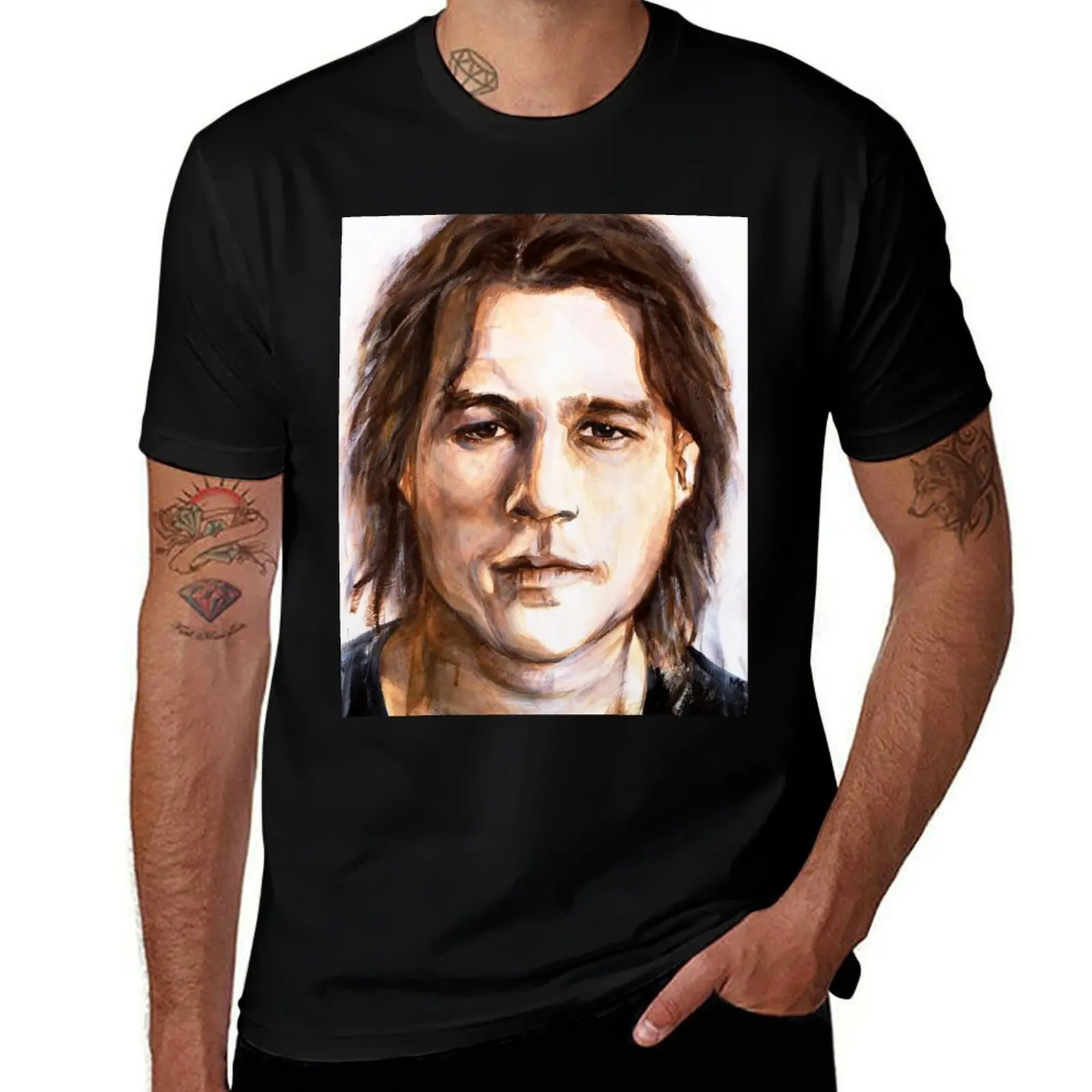 Heath Ledger Tribute T-Shirt plus size tops anime oversizeds plus sizes funny t shirts for men
Heath Ledger Tribute T-Shirt plus size tops anime oversizeds plus sizes funny t shirts for men