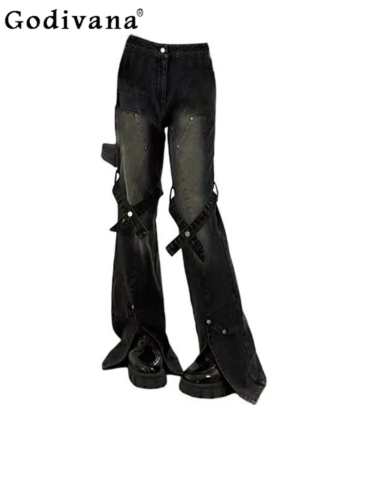 Large Size 2XL-6XL Loose Leisure American Retro Sexy Long Jeans Autumn New Women's Black Fashion Versatile Micro-flared Pants
Large Size 2XL-6XL Loose Leisure American Retro Sexy Long Jeans Autumn New Women's Black Fashion Versatile Micro-flared Pants