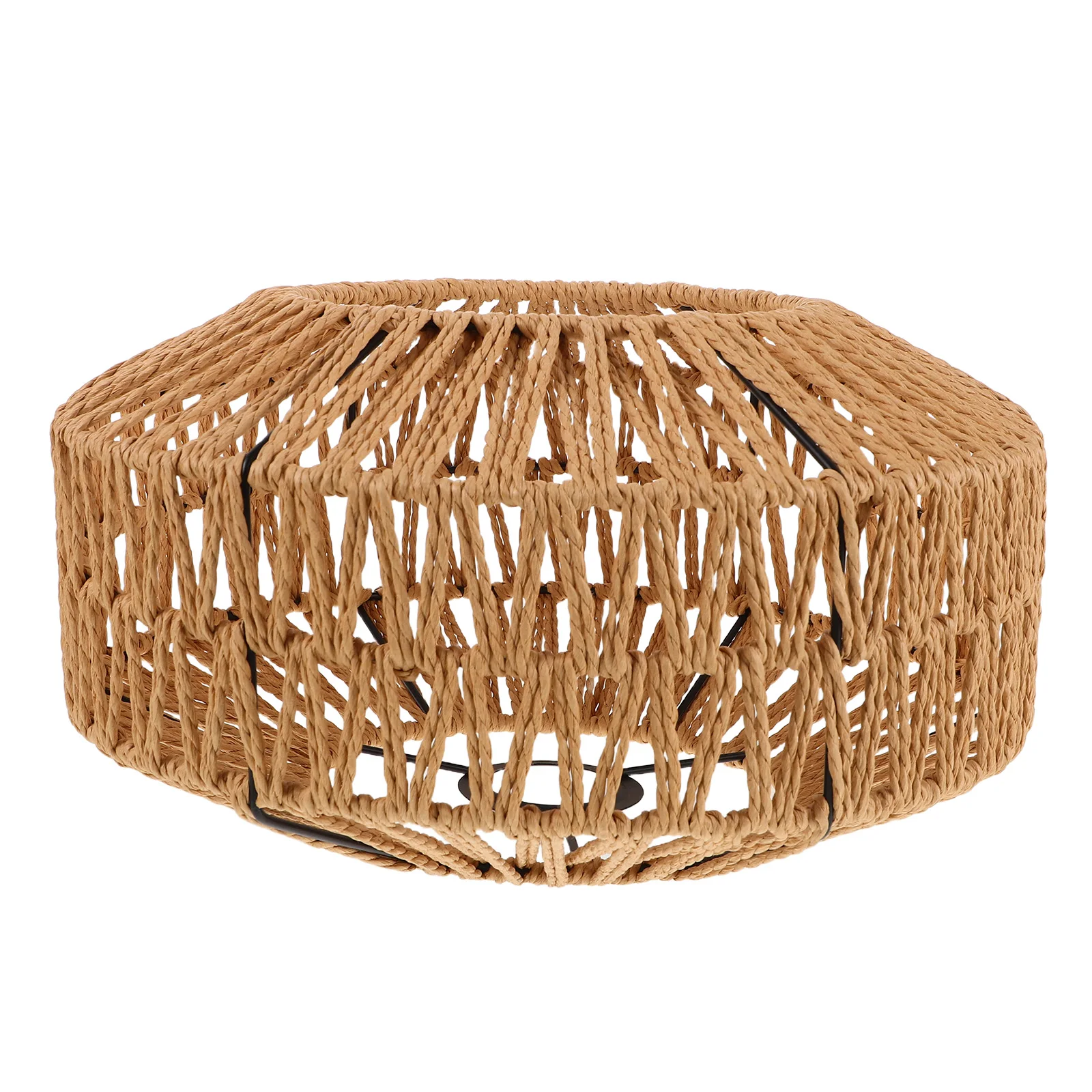 1pcs Vintage Paper Rope Lampshade Boho Pendant Light Cover Black Iron Frame Rustic Woven Bulb Guard For Bedroom Kitchen Island
1pcs Vintage Paper Rope Lampshade Boho Pendant Light Cover Black Iron Frame Rustic Woven Bulb Guard For Bedroom Kitchen Island