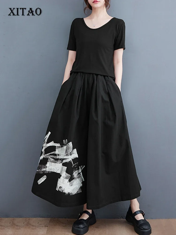 XITAO Casual Print Ankle Length Pants Elastic Waist Simplicity Wind Women Summer New Arrival Loose Wide Leg Pants 2024 DMJ1713
XITAO Casual Print Ankle Length Pants Elastic Waist Simplicity Wind Women Summer New Arrival Loose Wide Leg Pants 2024 DMJ1713