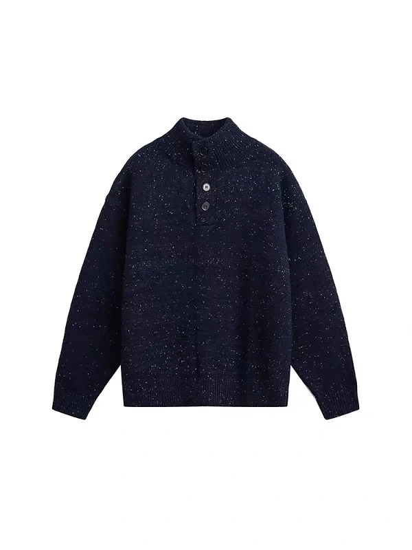 American Retro Mixed Starry Color Point ved High Collar Sweater Men Women Autumn Winter New Loose Casual Knitted irt
American Retro Mixed Starry Color Point ved High Collar Sweater Men Women Autumn Winter New Loose Casual Knitted irt