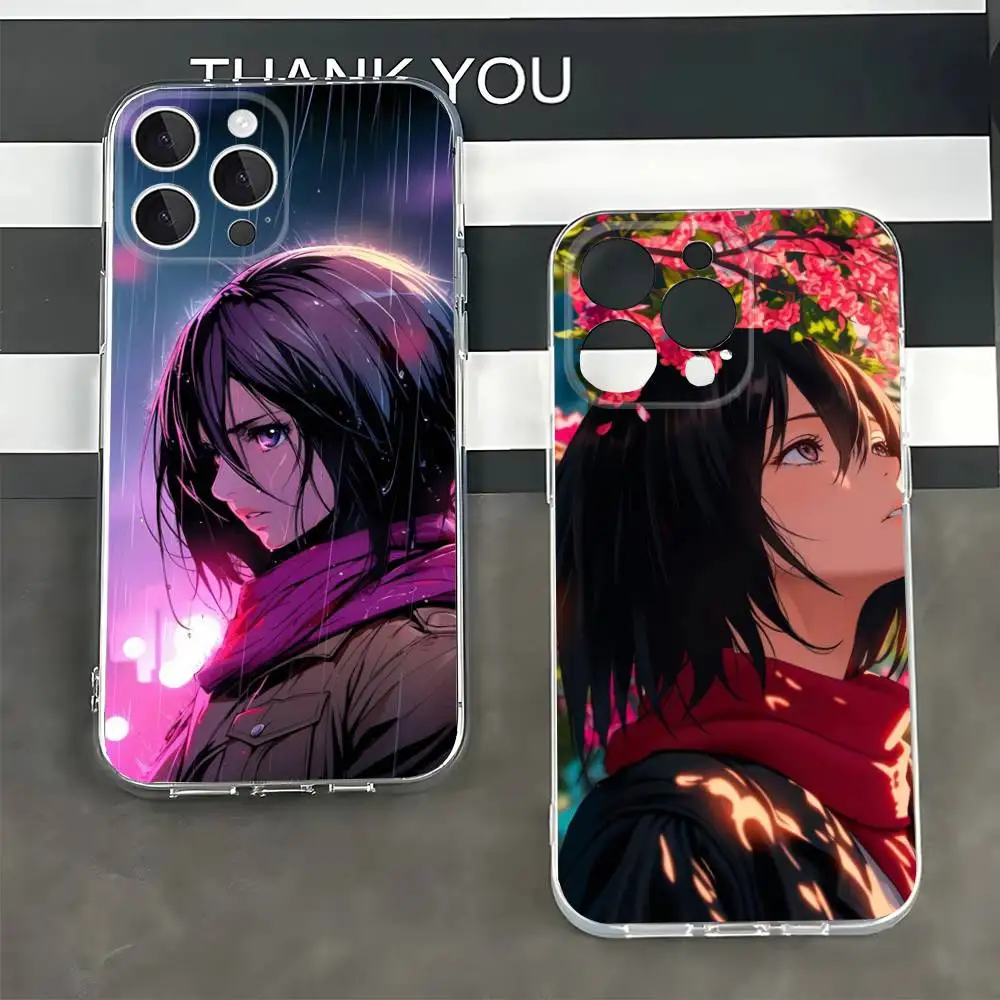Mikasa Ackerman Phone Case For iPhone 17 Air 11 12 13 14 15 16 Pro Max Plus XS X XR Silicone Soft Cover
Mikasa Ackerman Phone Case For iPhone 17 Air 11 12 13 14 15 16 Pro Max Plus XS X XR Silicone Soft Cover