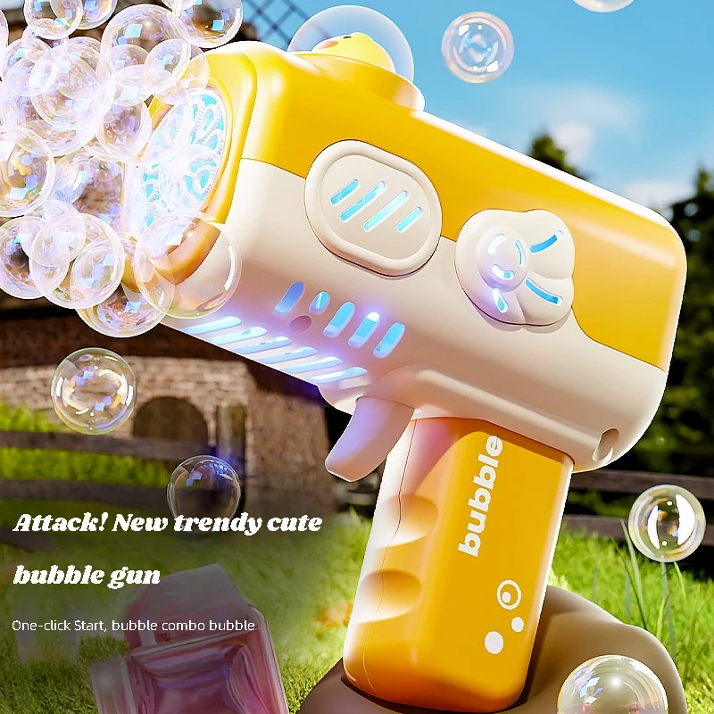 10 Holes Automatic Bubble Gun for Kids - Perfect Children's Day Gift with Large Bubble Output & Safe Material
10 Holes Automatic Bubble Gun for Kids - Perfect Children's Day Gift with Large Bubble Output & Safe Material