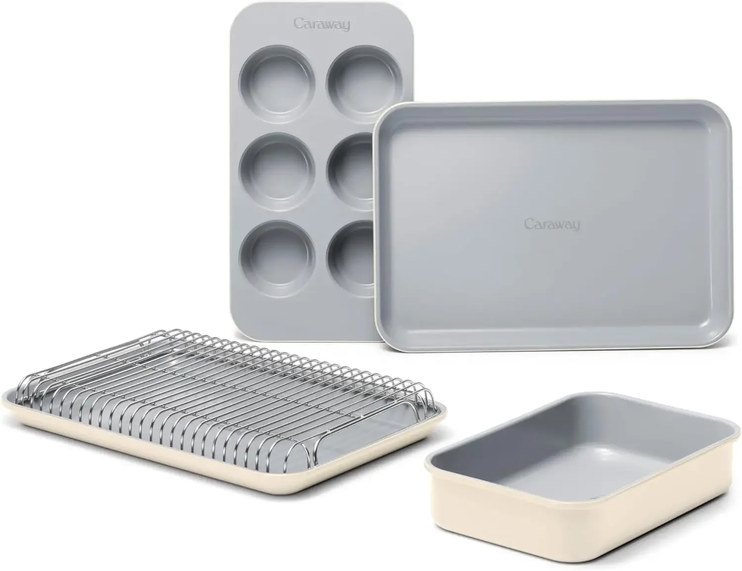 Mini Bakeware Set – Naturally Non-Stick, Non-Toxic Ceramic Coating – Compact Baking Pans Set for Small Kitchens & Ovens – Includ
Mini Bakeware Set – Naturally Non-Stick, Non-Toxic Ceramic Coating – Compact Baking Pans Set for Small Kitchens & Ovens – Includ