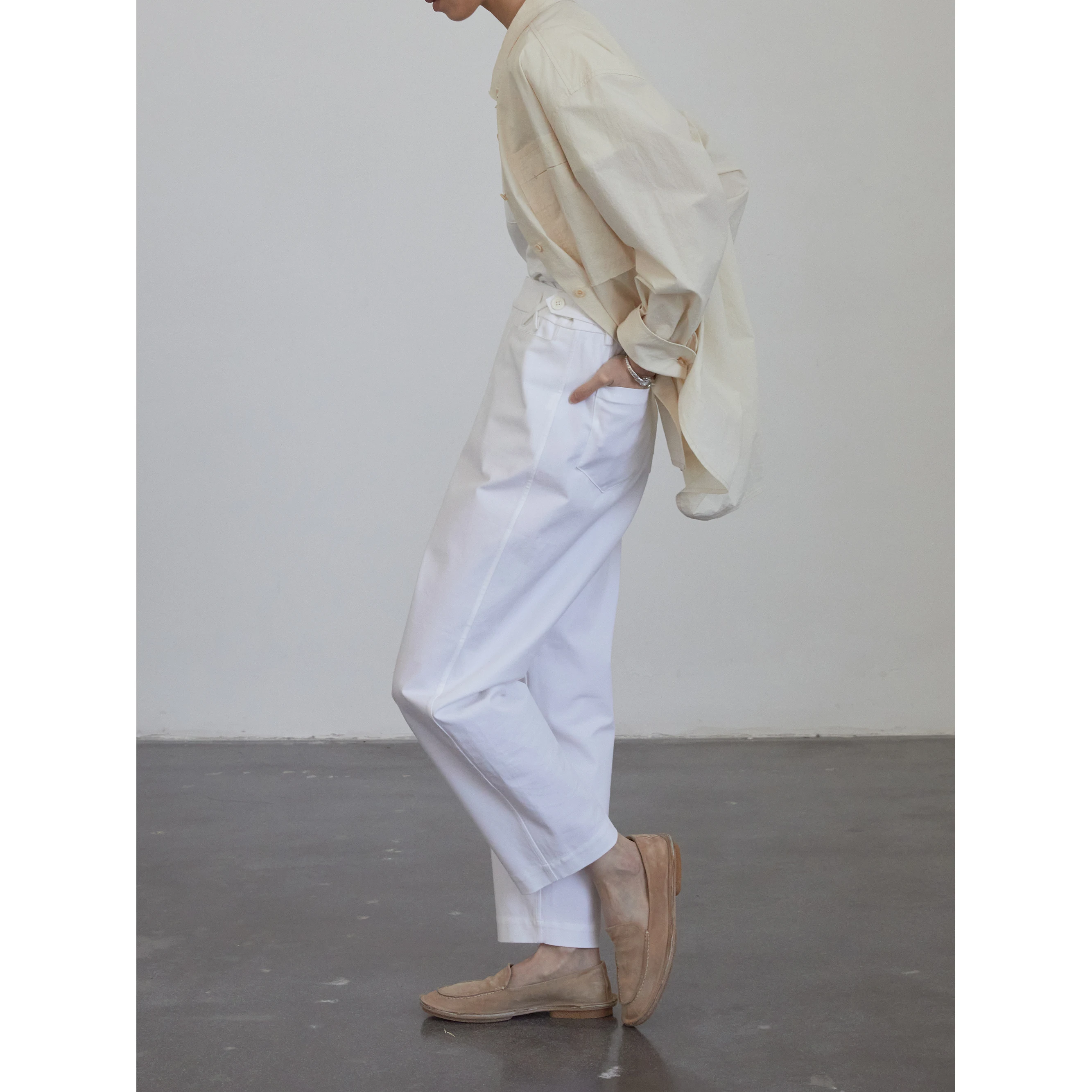 BANGEBAN High Waist Nine-Piece Pants Women's Casual Cotton Blend Stretchy Ankle-Length Trousers Fashionable Belted Style
BANGEBAN High Waist Nine-Piece Pants Women's Casual Cotton Blend Stretchy Ankle-Length Trousers Fashionable Belted Style