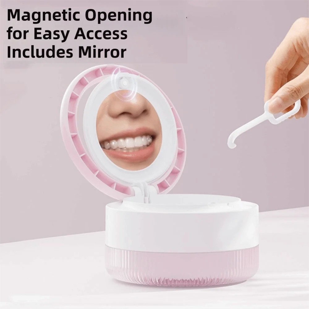 Washable Invisible Braces Holder Storage Box Plastic Magnetic Lock False Teeth Cleaning Box Leak Proof Portable
Washable Invisible Braces Holder Storage Box Plastic Magnetic Lock False Teeth Cleaning Box Leak Proof Portable
