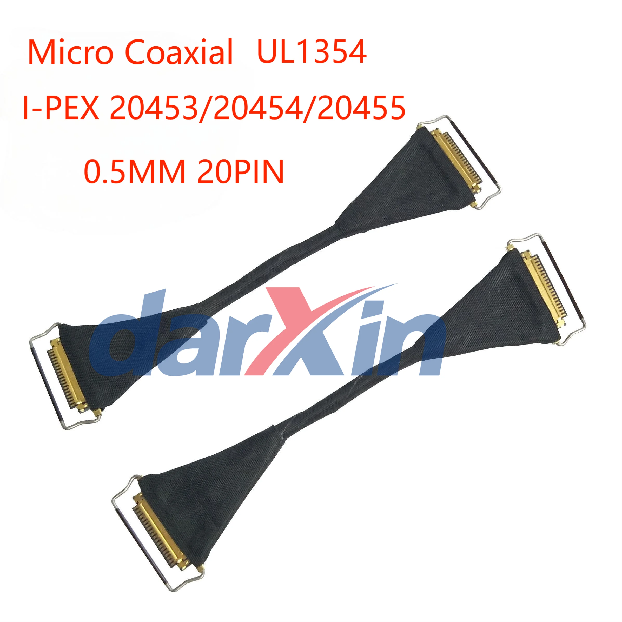 60mm NEW EDP Screen Cable 20454 20pin Dual connector micro coaxial EDP 4K to 1080P 4lane to 2lanes Lvds Cable
60mm NEW EDP Screen Cable 20454 20pin Dual connector micro coaxial EDP 4K to 1080P 4lane to 2lanes Lvds Cable