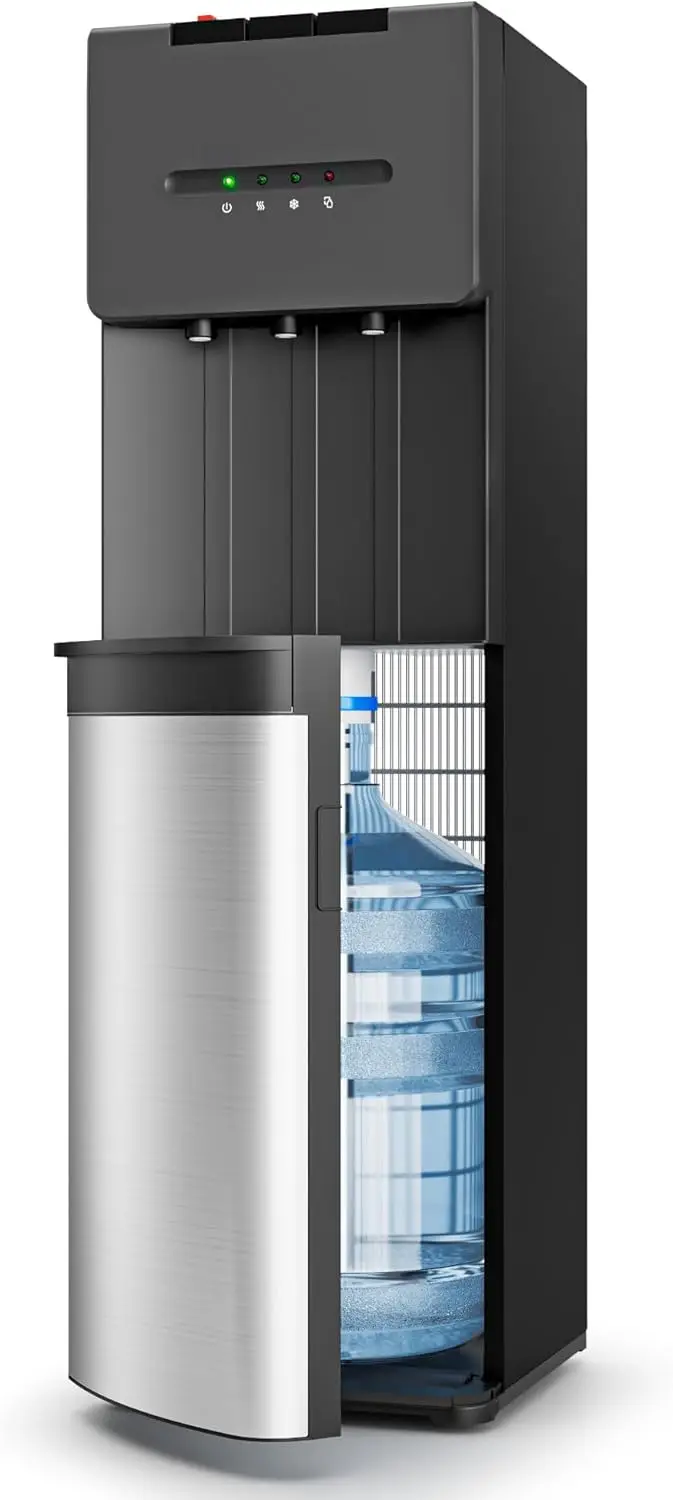 Water Cooler Dispenser for 5 Gallon Bottle, 3 Temperature Settings – Cold, Warm, Hot, Child Lock, LED Display, Black
Water Cooler Dispenser for 5 Gallon Bottle, 3 Temperature Settings – Cold, Warm, Hot, Child Lock, LED Display, Black