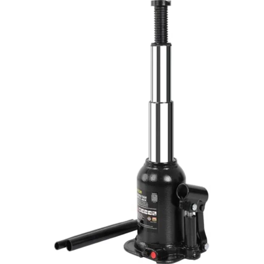 8 Ton 16000 LBs Double Ram Welded Hydraulic Car Bottle Jack for Auto Repair and House Lift Black ATH80802XB
8 Ton 16000 LBs Double Ram Welded Hydraulic Car Bottle Jack for Auto Repair and House Lift Black ATH80802XB