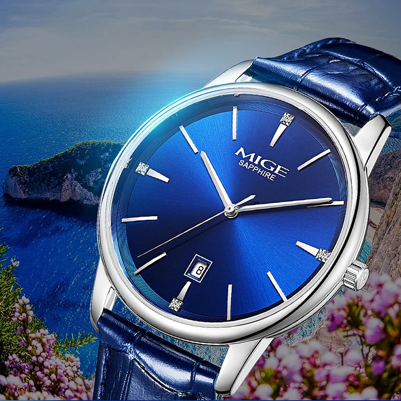MIGE Original Miyota Quartz Couple Watch Waterproof Wristwatch Diamond SImple Business Calendar Watch For Men and Women Gift
MIGE Original Miyota Quartz Couple Watch Waterproof Wristwatch Diamond SImple Business Calendar Watch For Men and Women Gift
