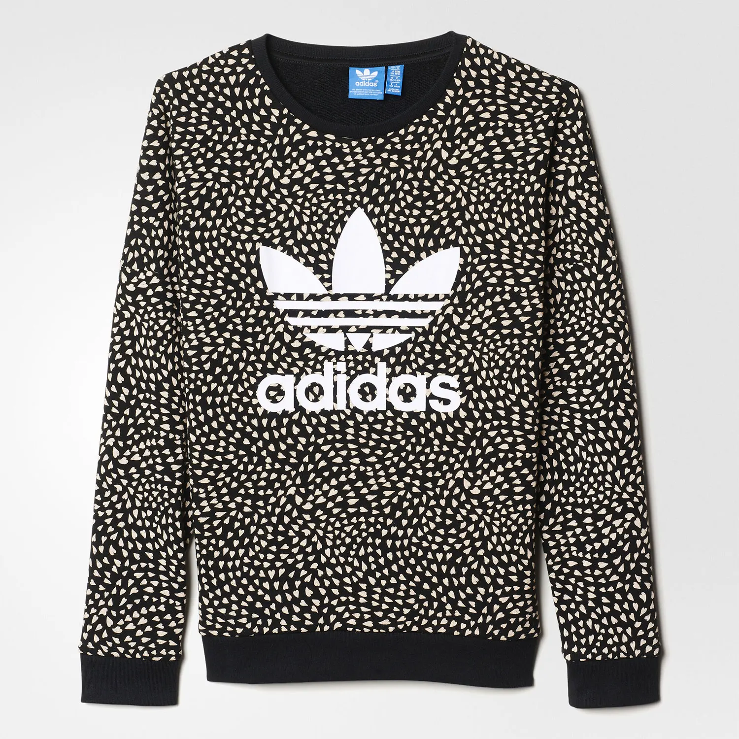 Повседневная спортивная толстовка Adidas Originals Trefoil для девочек черно-белого цвета в горошек S96081
Повседневная спортивная толстовка Adidas Originals Trefoil для девочек черно-белого цвета в горошек S96081