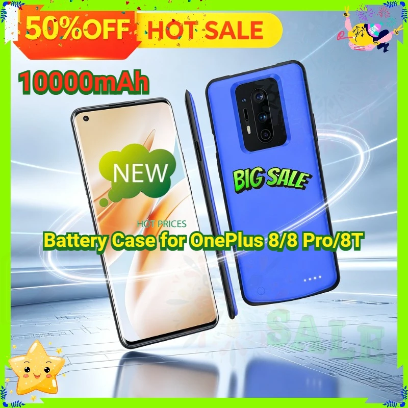 10000mAh External Battery Charger Cases for OnePlus 8 Pro Power Bank Cover Battery Powerbank Cover for Oneplus 8 Charging Case
10000mAh External Battery Charger Cases for OnePlus 8 Pro Power Bank Cover Battery Powerbank Cover for Oneplus 8 Charging Case