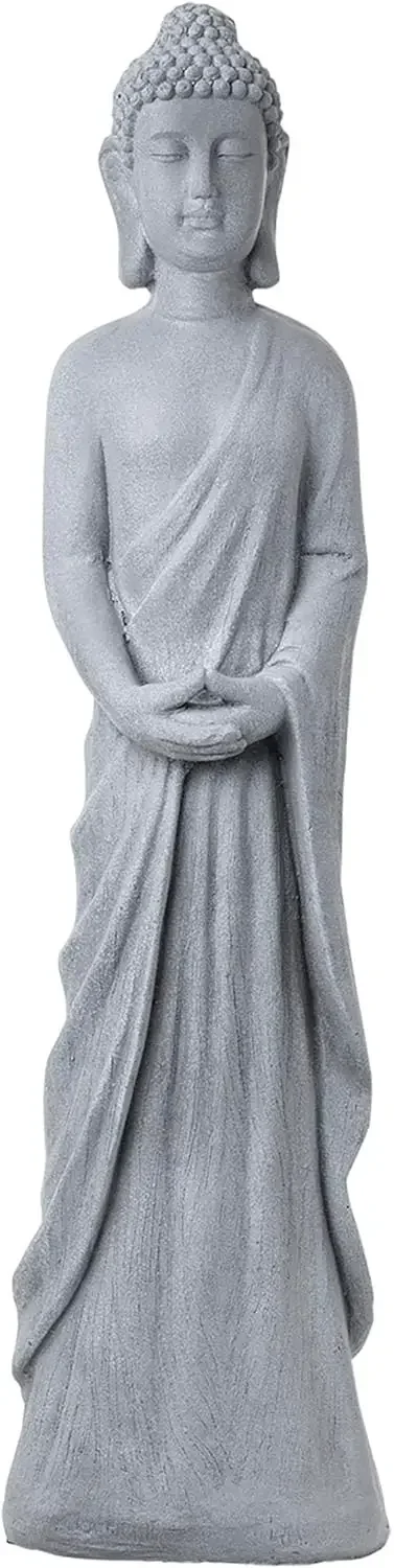 Gray Standing Outdoor Garden Statue Cement Buddha
Gray Standing Outdoor Garden Statue Cement Buddha