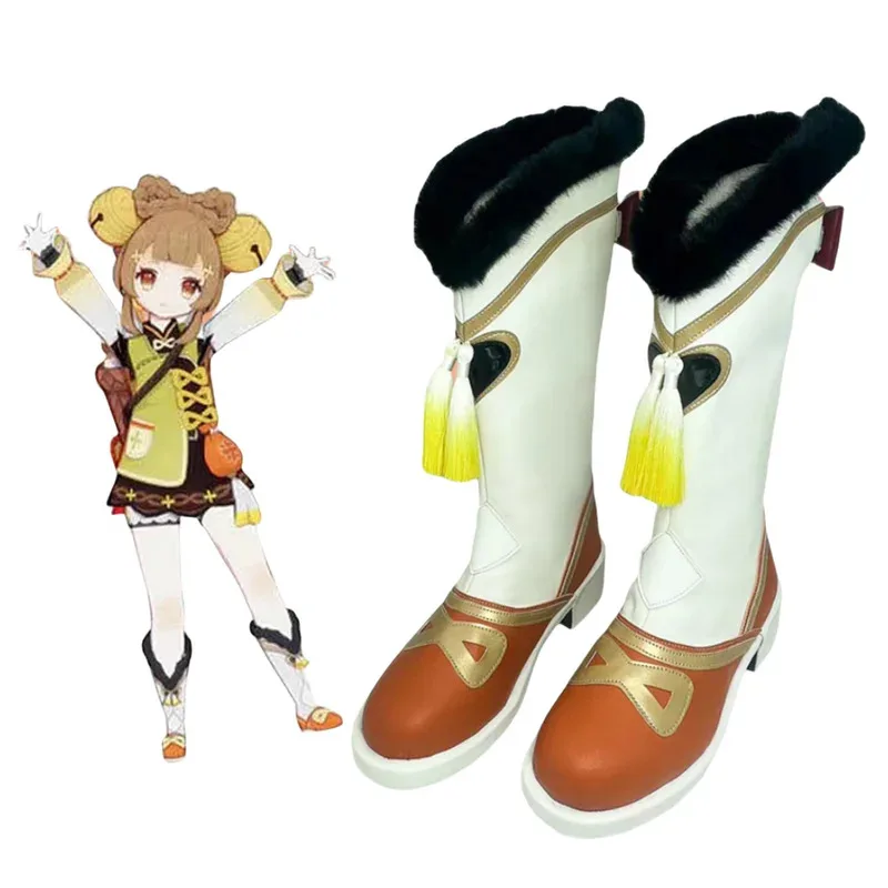 Обувь для косплея Genshin Impact Yaoyao, 2025 12, для мужчин и женщин, вечеринка на Хэллоуин 
Обувь для косплея Genshin Impact Yaoyao, 2025 12, для мужчин и женщин, вечеринка на Хэллоуин