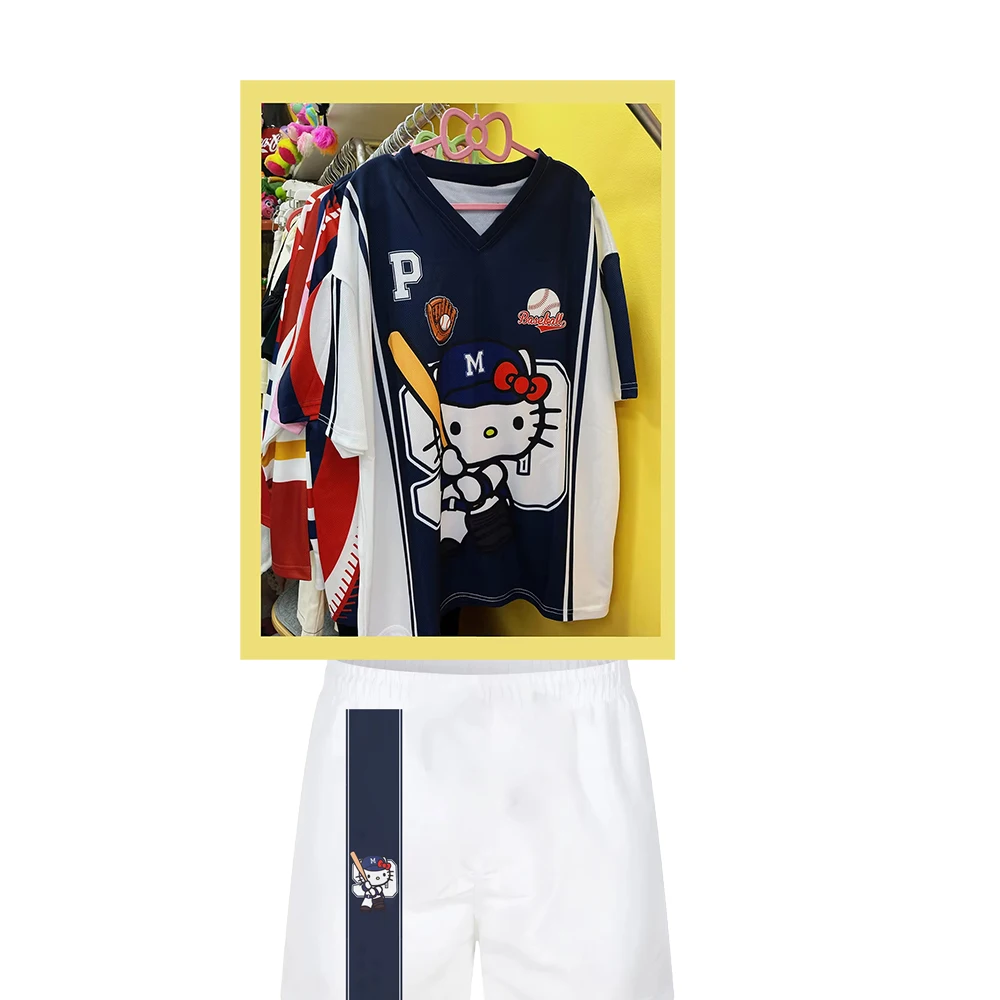 (DOMIO)Men Tshirt Suit Sanrio HelloKitty Sportswear Tshirt Loose Casual Fashion Tshirt Kid T-shirt Set Women Set Clothing Tshirt
(DOMIO)Men Tshirt Suit Sanrio HelloKitty Sportswear Tshirt Loose Casual Fashion Tshirt Kid T-shirt Set Women Set Clothing Tshirt