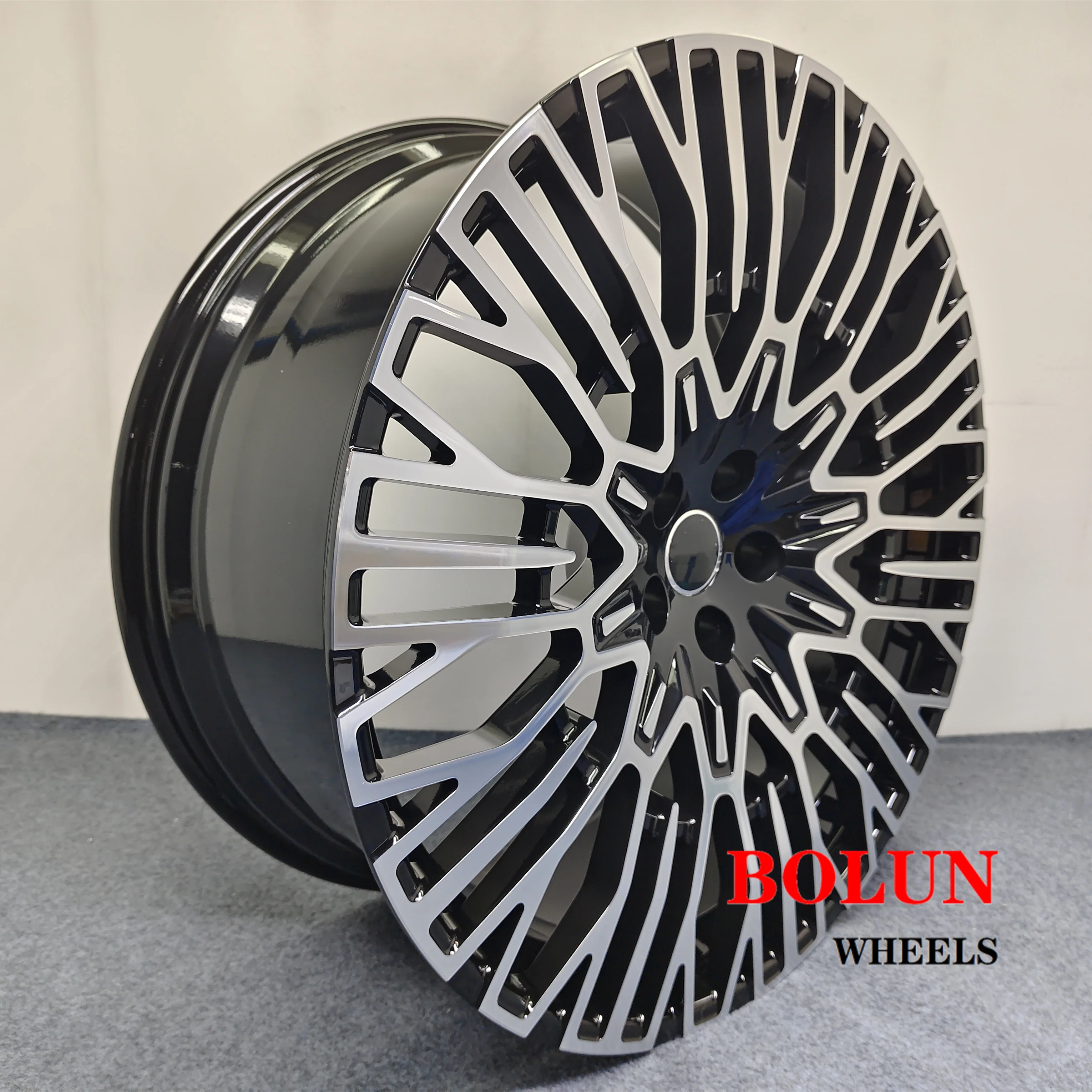 High Quality Custom Monoblock Machine Face Forged Wheels Deep Concave 24X10 Inch 5X120 Aluminum Alloy Car Rims For LAND ROVER
High Quality Custom Monoblock Machine Face Forged Wheels Deep Concave 24X10 Inch 5X120 Aluminum Alloy Car Rims For LAND ROVER