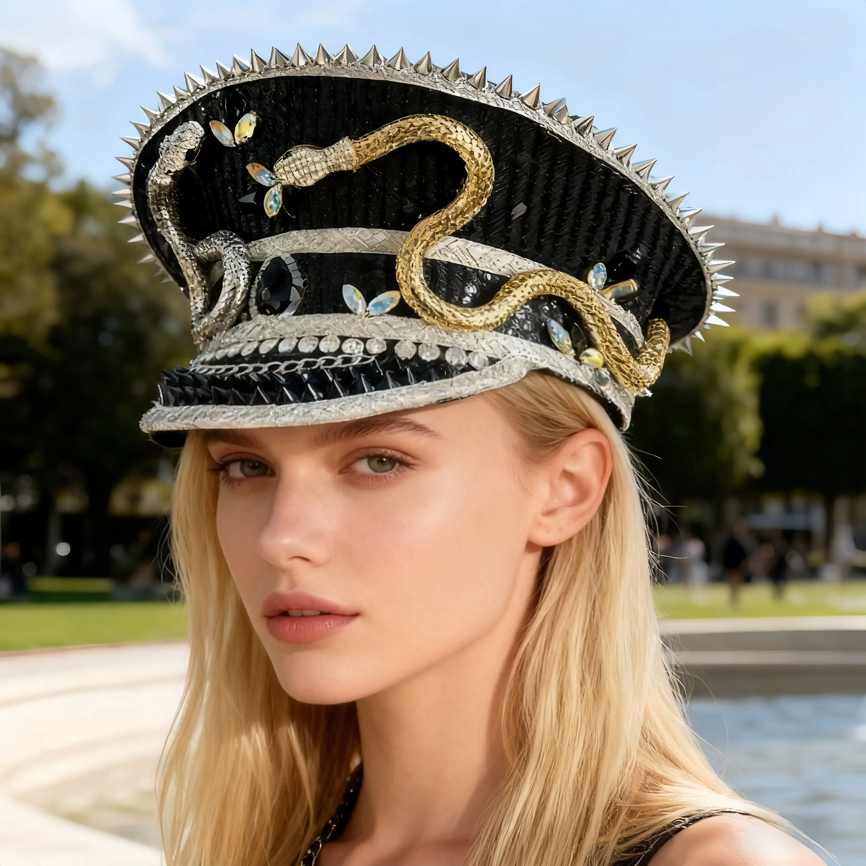 HongLuan блестящая черная диско-музыкальная шляпа капитана со стразами для карнавала, Rave Festivals, аксессуары и вечерние шляпы для женщин
HongLuan блестящая черная диско-музыкальная шляпа капитана со стразами для карнавала, Rave Festivals, аксессуары и вечерние шляпы для женщин