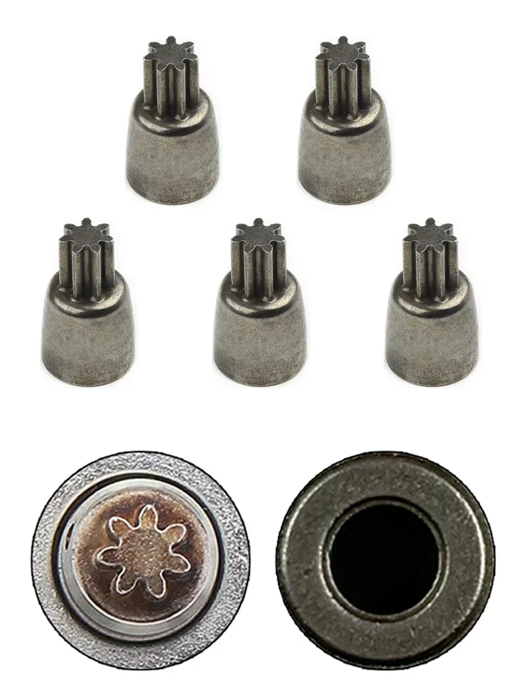 5pcs 7Tooth Gear Sleeve 4.98mm Shaft Diameter Metal Gear For 2106 Brushless Electric Wrenches Motor Power Tools Accessories
5pcs 7Tooth Gear Sleeve 4.98mm Shaft Diameter Metal Gear For 2106 Brushless Electric Wrenches Motor Power Tools Accessories