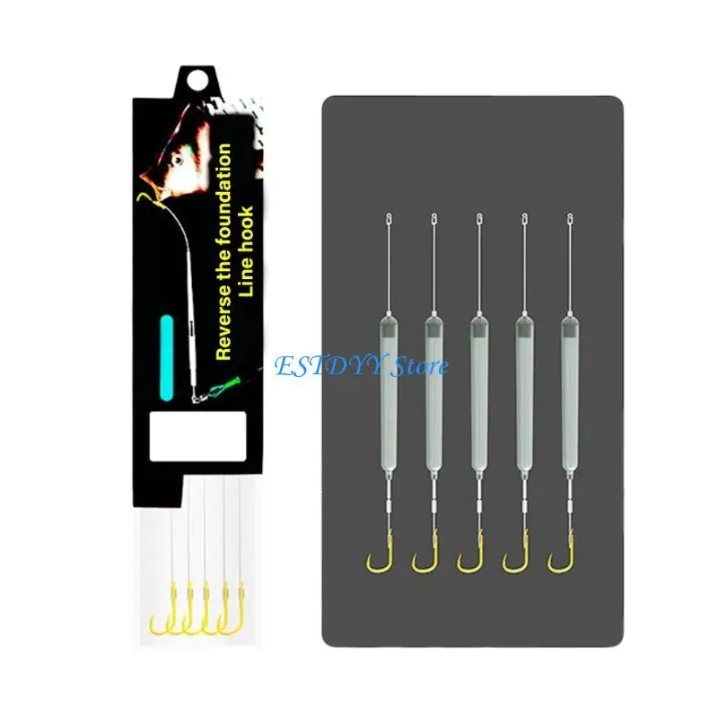 G6DE Ready to Use Suspension Fishing Hair Rigs Hook Saltwater Fishing Accessories
G6DE Ready to Use Suspension Fishing Hair Rigs Hook Saltwater Fishing Accessories