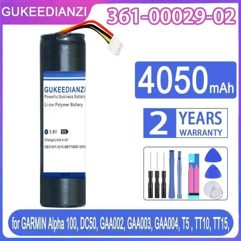 Аккумулятор для ошейника для собак 361-00029-02 4050 мАч для Garmin Alpha 100 DC50 GAA002 GAA003 GAA004 T5 TT10 TT15
Аккумулятор для ошейника для собак 361-00029-02 4050 мАч для Garmin Alpha 100 DC50 GAA002 GAA003 GAA004 T5 TT10 TT15