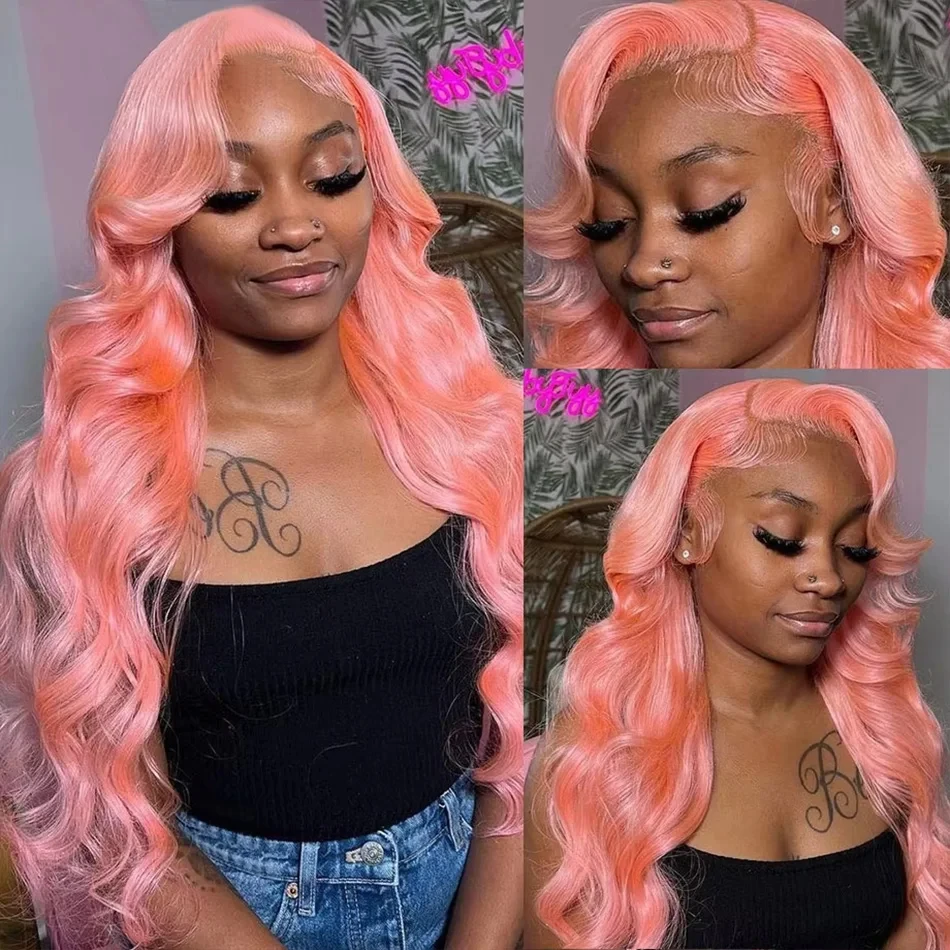 Pink 13x6 HD Lace Front Wigs Remy Human Hair Body Wave Lace Frontal Wig For Women 13x4 Transparent Pre Plucked Colored Pink Wig
Pink 13x6 HD Lace Front Wigs Remy Human Hair Body Wave Lace Frontal Wig For Women 13x4 Transparent Pre Plucked Colored Pink Wig