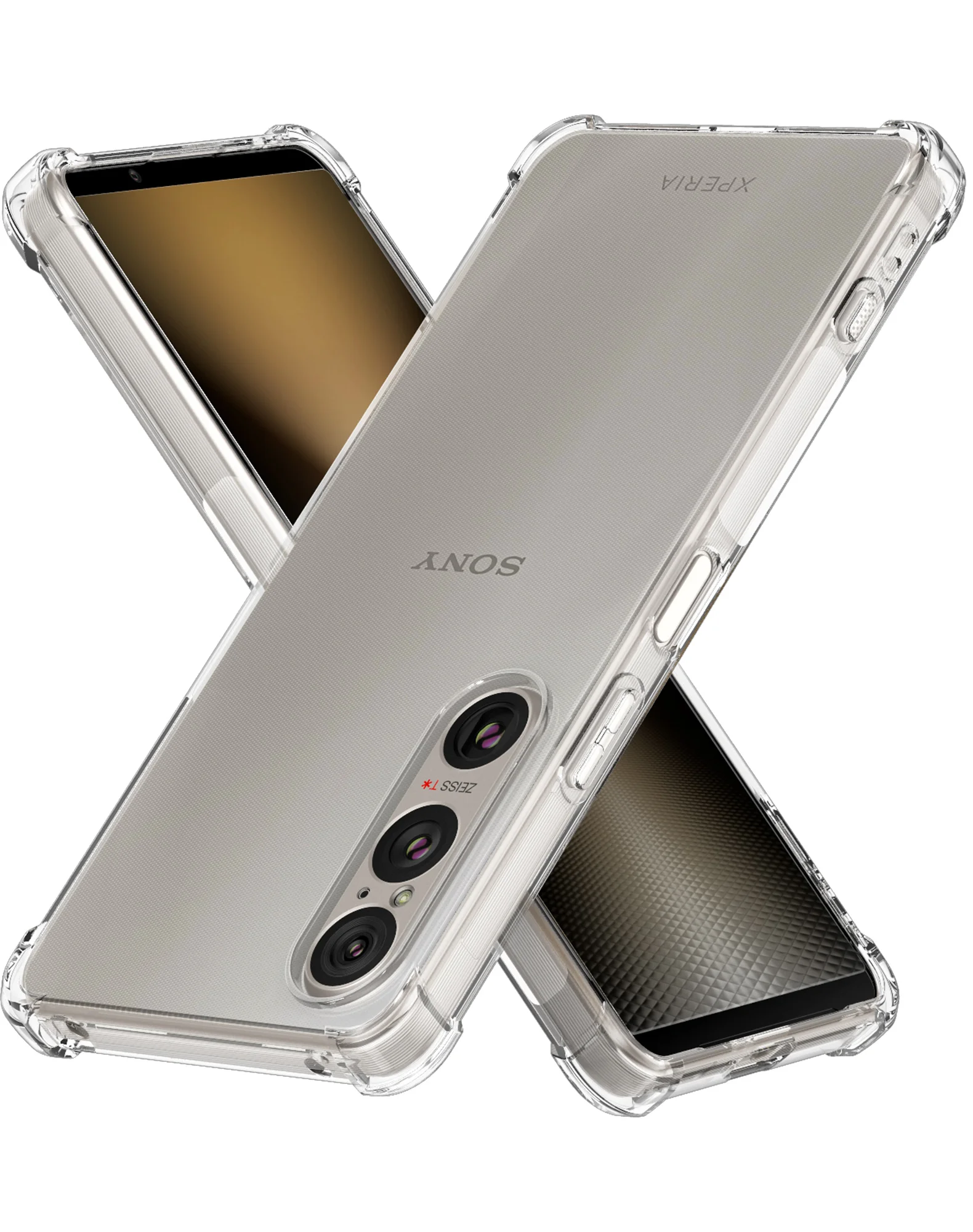 Feitenn for Sony Xperia 1 VI Case Crystal Clear Slim Fit Scratch Resistant TPU Silicone Reinforced Corners Protective Cover
Feitenn for Sony Xperia 1 VI Case Crystal Clear Slim Fit Scratch Resistant TPU Silicone Reinforced Corners Protective Cover