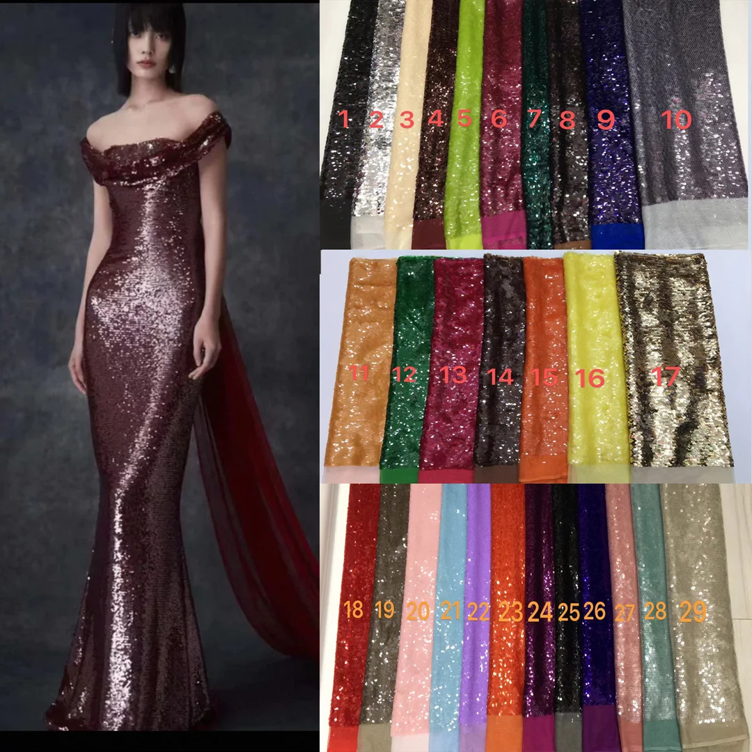 (5yards/pc) High quality French sequins net lace (diameter 9mm) bling bling allover embroidered African party lace FSS007
(5yards/pc) High quality French sequins net lace (diameter 9mm) bling bling allover embroidered African party lace FSS007