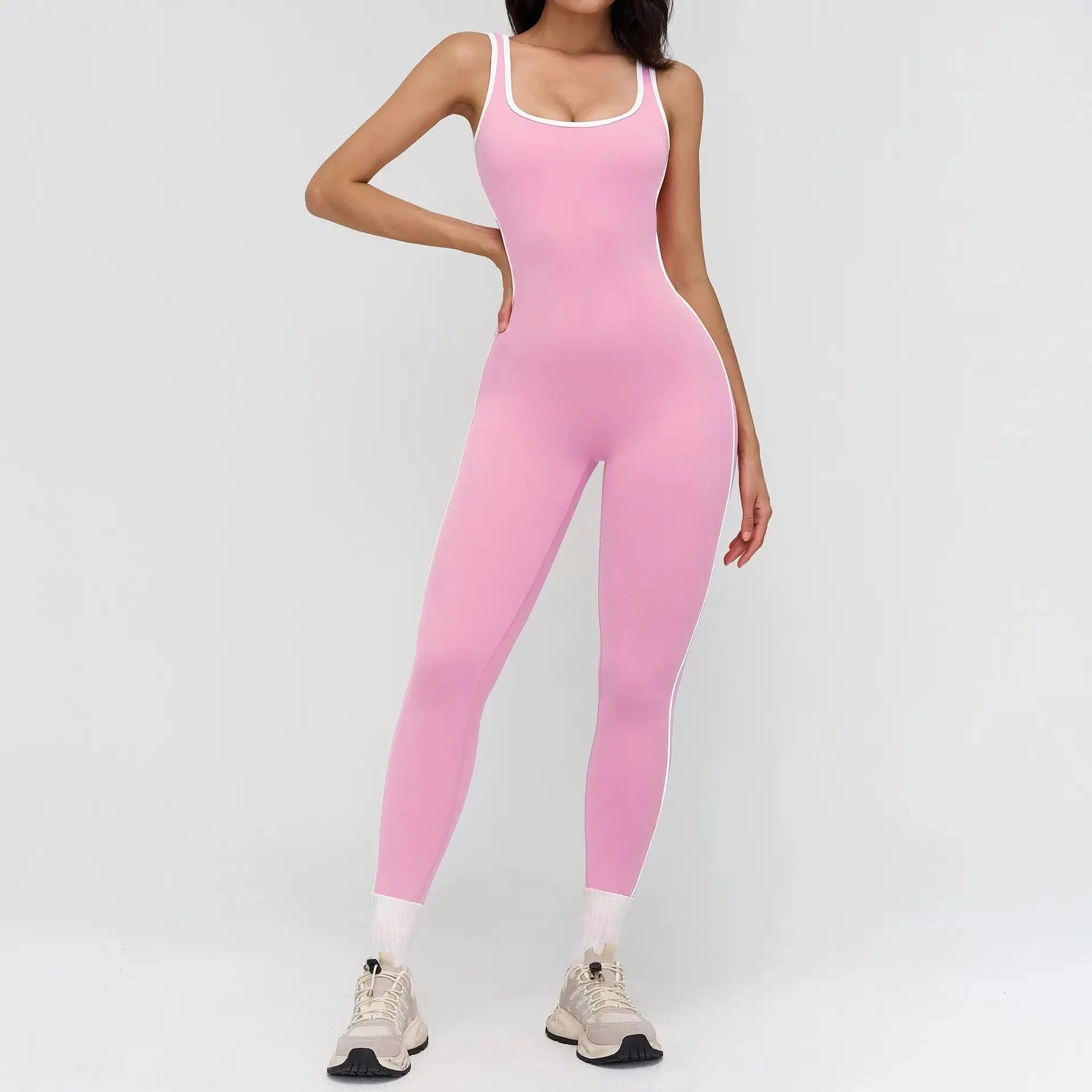 Женский комбинезон для йоги: элегантный спортивный боди с длинными рукавами, одежда для спортзала, фитнес-комбинезон с бретелями, пуш-ап, для пилатеса и йоги
Женский комбинезон для йоги: элегантный спортивный боди с длинными рукавами, одежда для спортзала, фитнес-комбинезон с бретелями, пуш-ап, для пилатеса и йоги