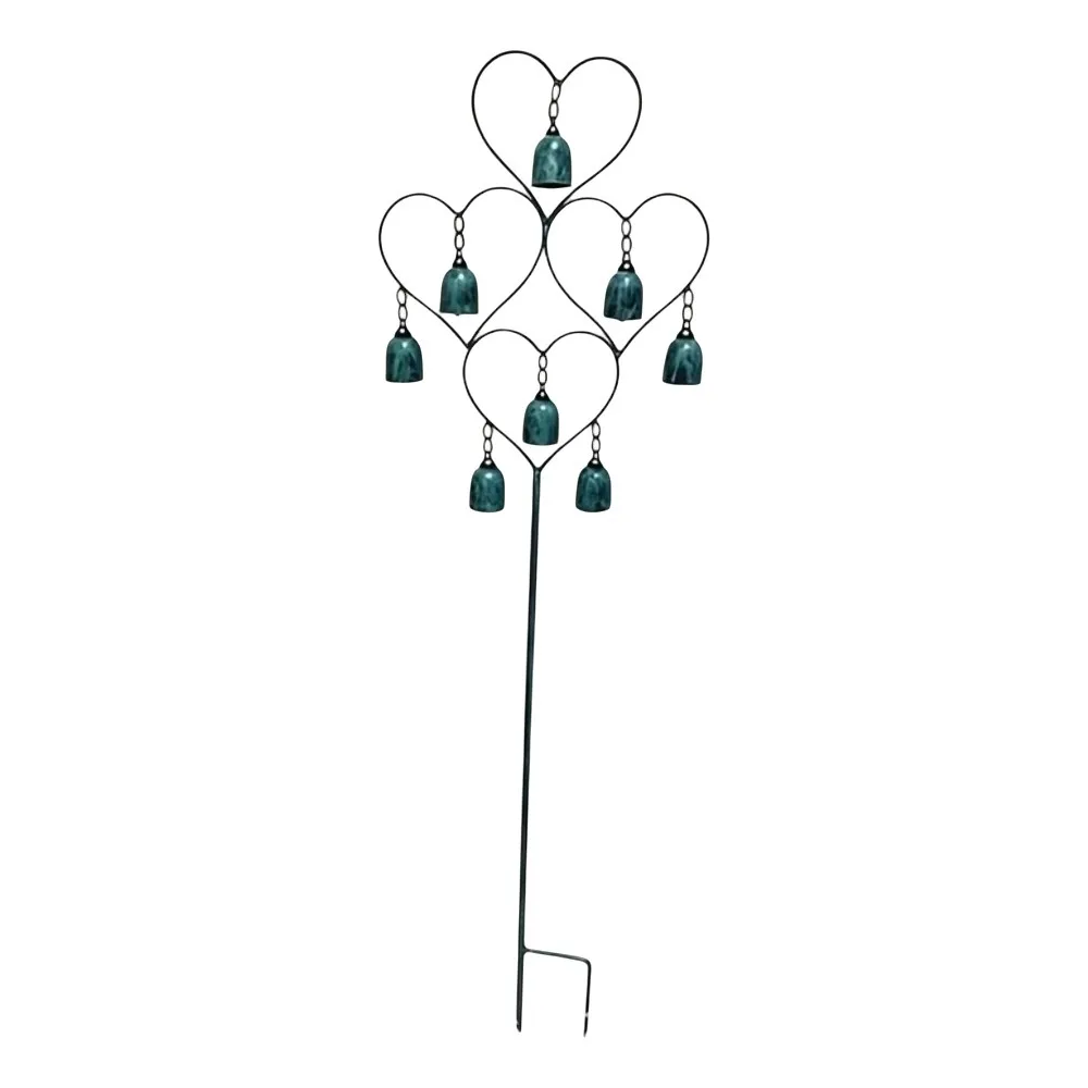 Decorative Stake Heart-Shaped Metal Garden Stake Antique Finish Handmade Wind Chime Ground Plug Rustic Yard Ornament Backyard
Decorative Stake Heart-Shaped Metal Garden Stake Antique Finish Handmade Wind Chime Ground Plug Rustic Yard Ornament Backyard