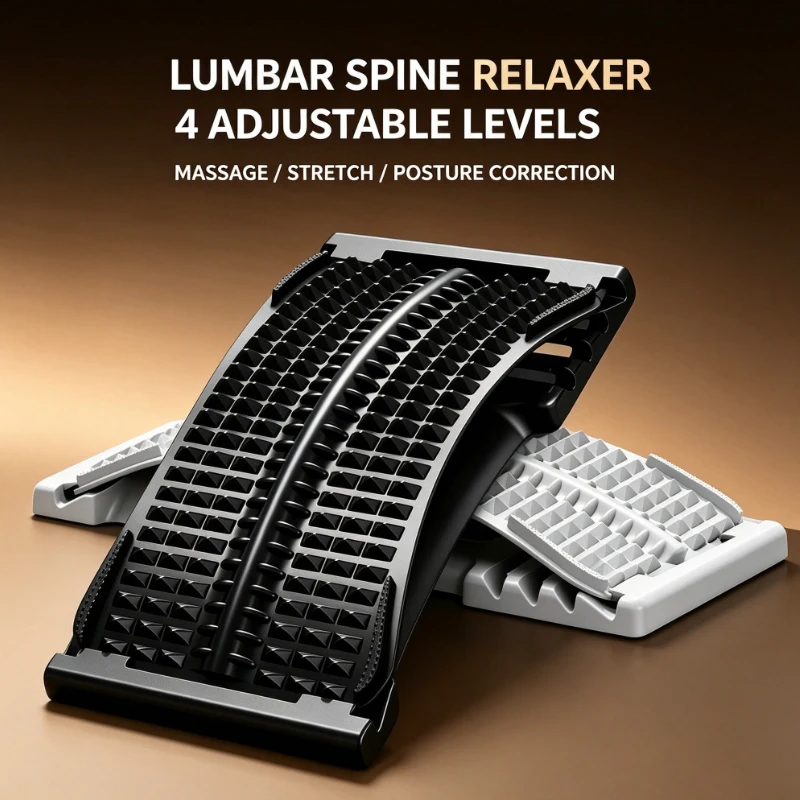 1Pc Multifunctional Spinal Correction Board, Adjustable Lumbar Support,For Home, Office, Yoga, Lumbar Support Massage Relaxation
1Pc Multifunctional Spinal Correction Board, Adjustable Lumbar Support,For Home, Office, Yoga, Lumbar Support Massage Relaxation