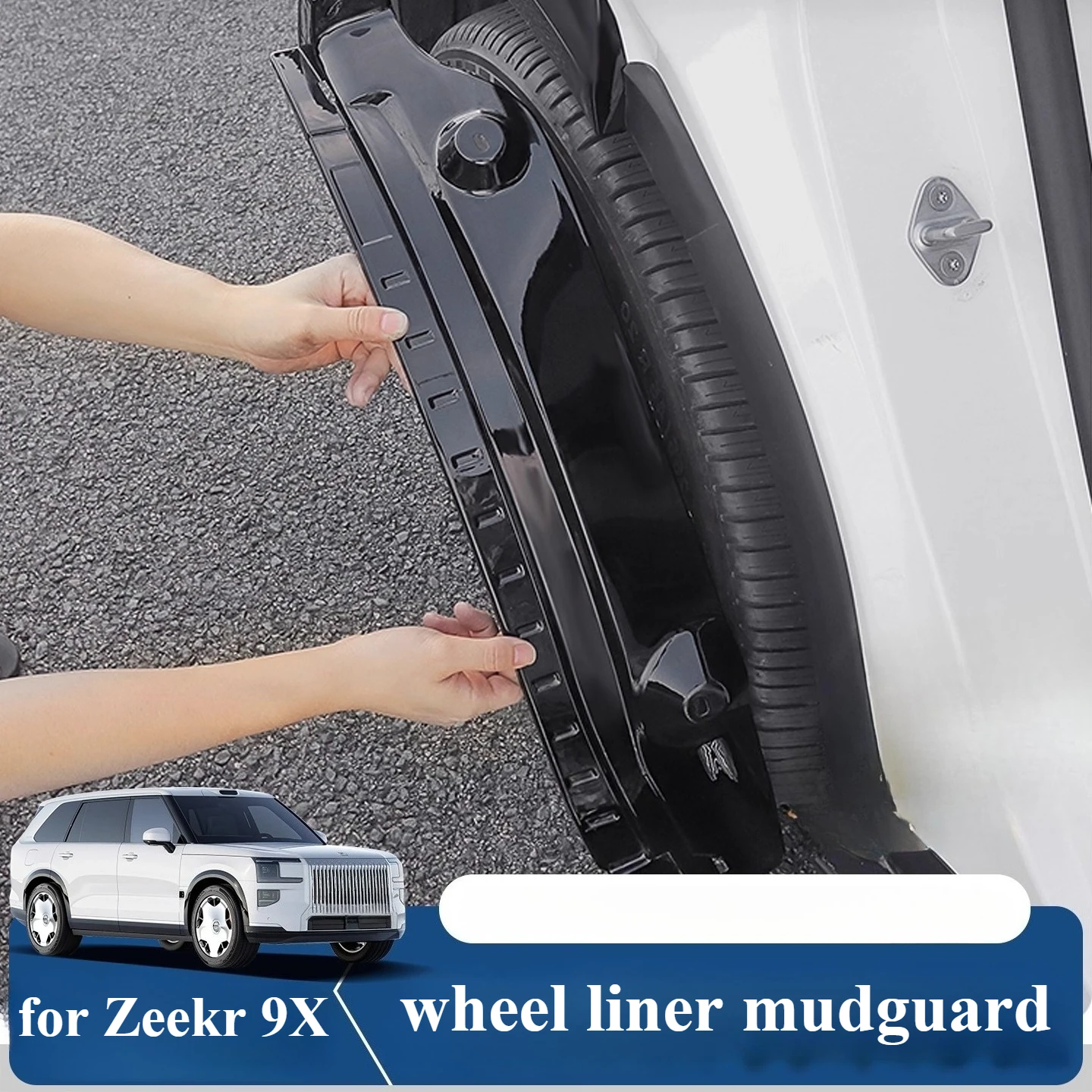 For or Zeekr 9X 2025 Car Rear Wheel Arch Lining Mudguard Fender Trim Panel Decoration Car Exterior Accessories
For or Zeekr 9X 2025 Car Rear Wheel Arch Lining Mudguard Fender Trim Panel Decoration Car Exterior Accessories