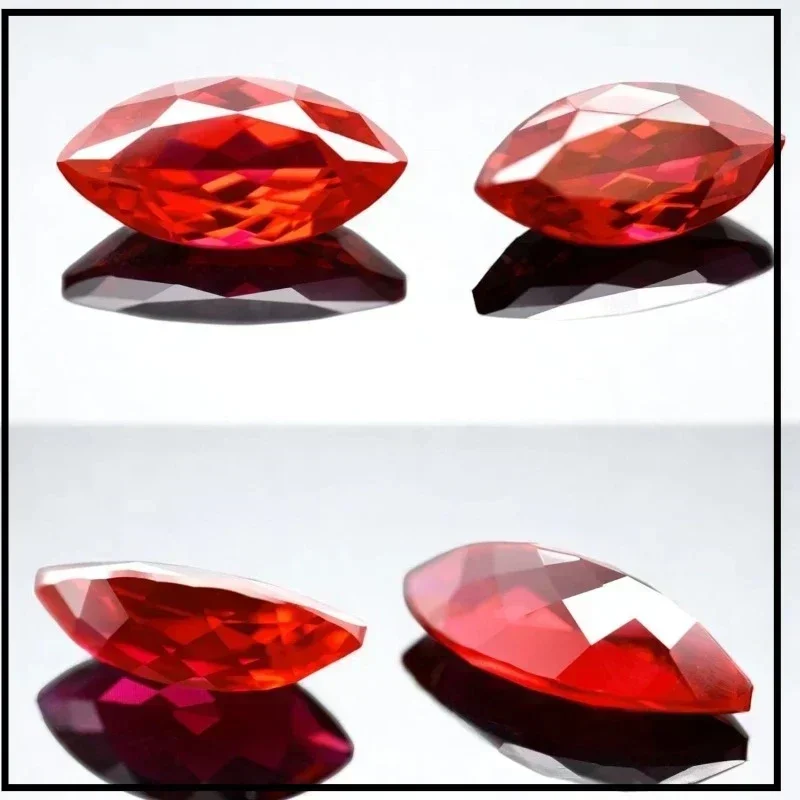 S-Lab Grown Ruby Loose Gemstones Pigeon Blood Red Marquise Cut Charm Beads for DIY Jewelry Selectable CertificateDaily Wear
S-Lab Grown Ruby Loose Gemstones Pigeon Blood Red Marquise Cut Charm Beads for DIY Jewelry Selectable CertificateDaily Wear