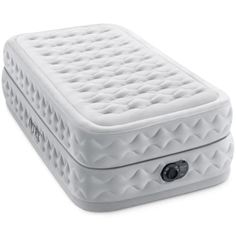 Air Flow Airbed 20 Inch Raised Air Mattress with Internal/ Built-in Pump and Portable Storage Carrying Case Twin
Air Flow Airbed 20 Inch Raised Air Mattress with Internal/ Built-in Pump and Portable Storage Carrying Case Twin