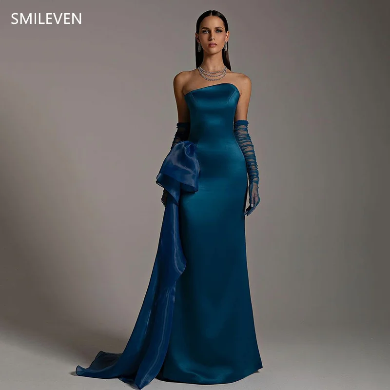 Smileven A-line Blue Prom Dress Half Sleeves Spaghetti Strap Party Gowns Sweetheart Length Formal Evening Dress Customized 2024
Smileven A-line Blue Prom Dress Half Sleeves Spaghetti Strap Party Gowns Sweetheart Length Formal Evening Dress Customized 2024
