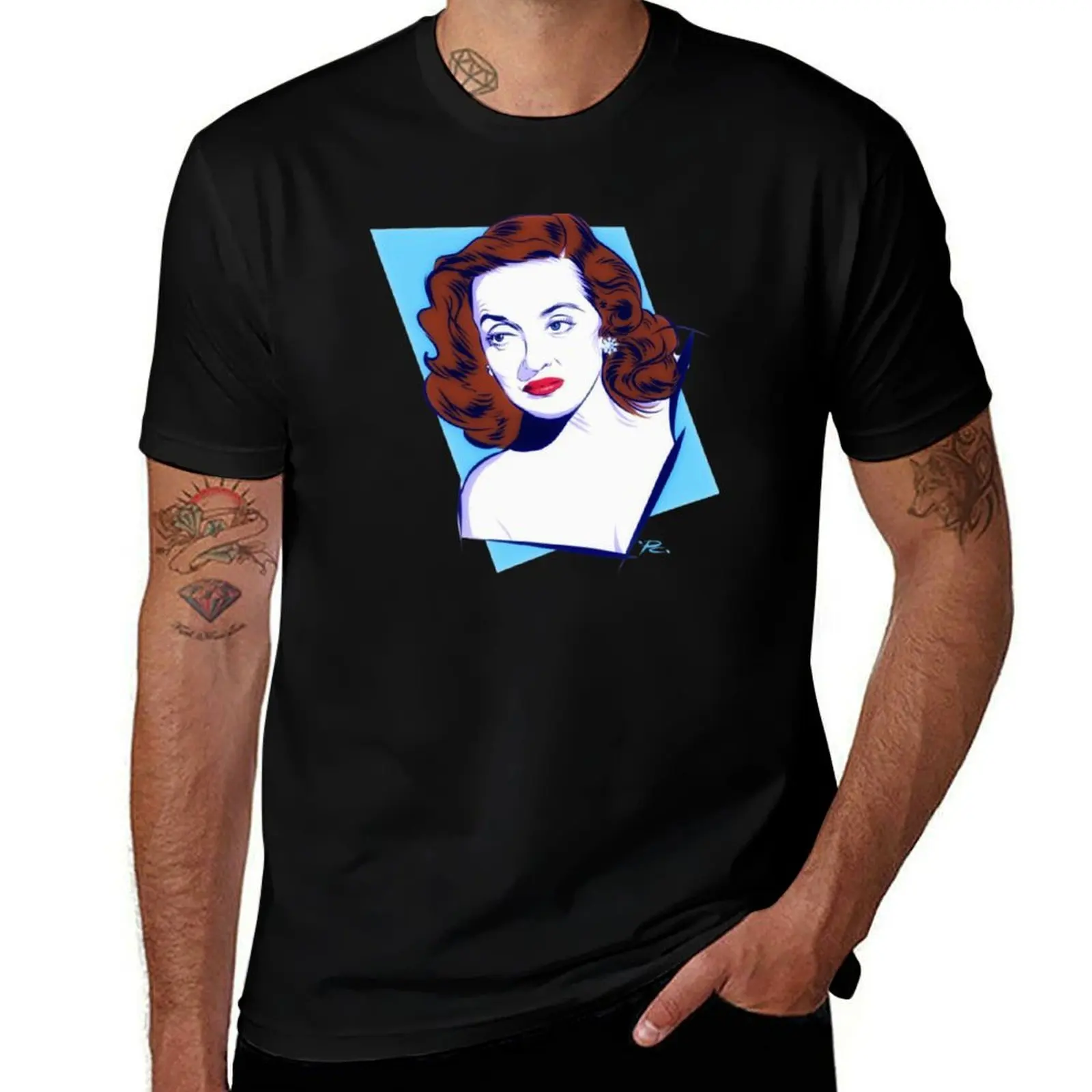 Футболка Bette Davis, синяя арховая футболка с короткими рукавами, быстросохнущая мужская одежда
Футболка Bette Davis, синяя арховая футболка с короткими рукавами, быстросохнущая мужская одежда