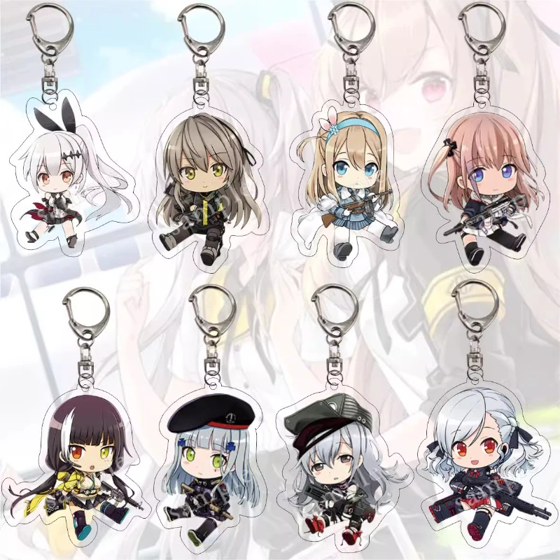 Game Girls Frontline Keychain Doll Anime UMP9 STAR-15 M4A1 M16A1 UMP45 RO635 Acrylic Keyring Pendant for Gift
Game Girls Frontline Keychain Doll Anime UMP9 STAR-15 M4A1 M16A1 UMP45 RO635 Acrylic Keyring Pendant for Gift