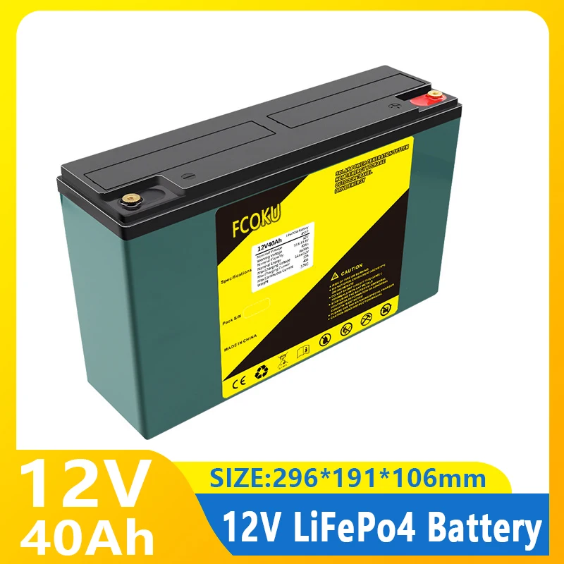 Новый аккумулятор 12,8 В LiFePo4 40 Ач литий-железо-фосфатные батареи Встроенный BMS для солнечной лодки гольф-мобиля
Новый аккумулятор 12,8 В LiFePo4 40 Ач литий-железо-фосфатные батареи Встроенный BMS для солнечной лодки гольф-мобиля