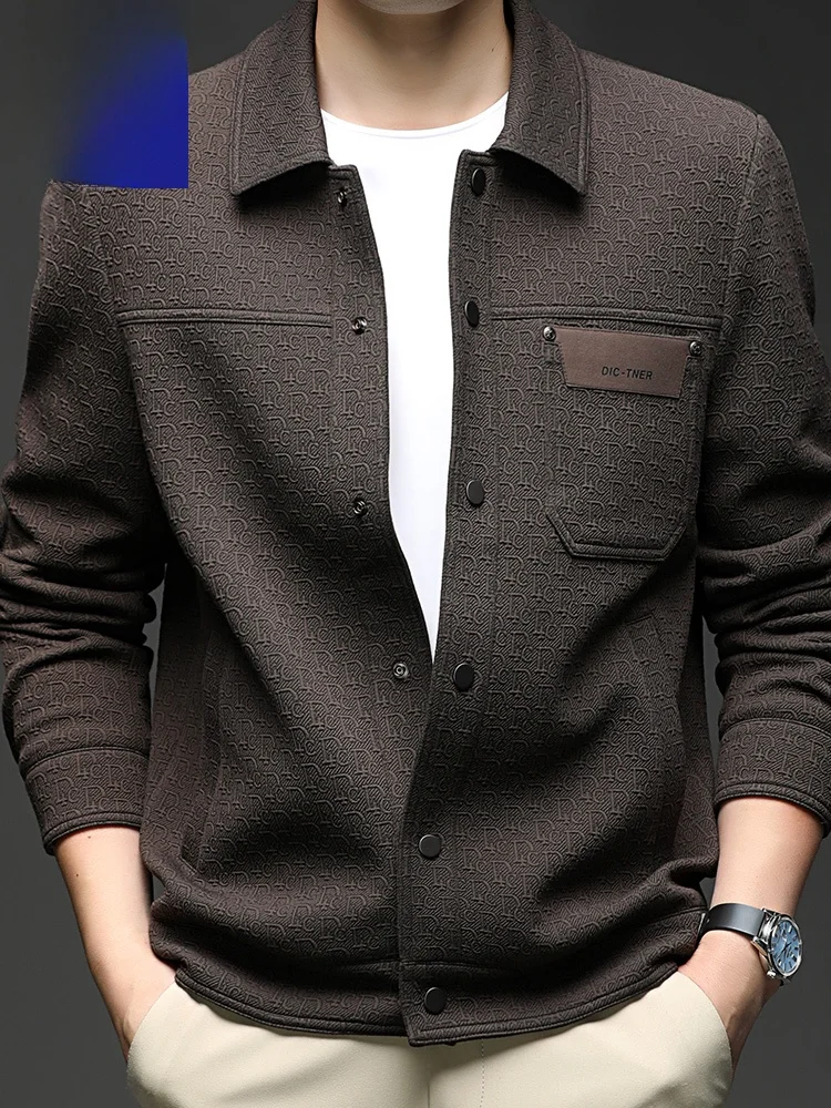 Rn Men's Faionable Casual Loose Jaet Autumn New Sle Letter Collar Breathable Polyester Fiber Long Sve Outerwear
Rn Men's Faionable Casual Loose Jaet Autumn New Sle Letter Collar Breathable Polyester Fiber Long Sve Outerwear