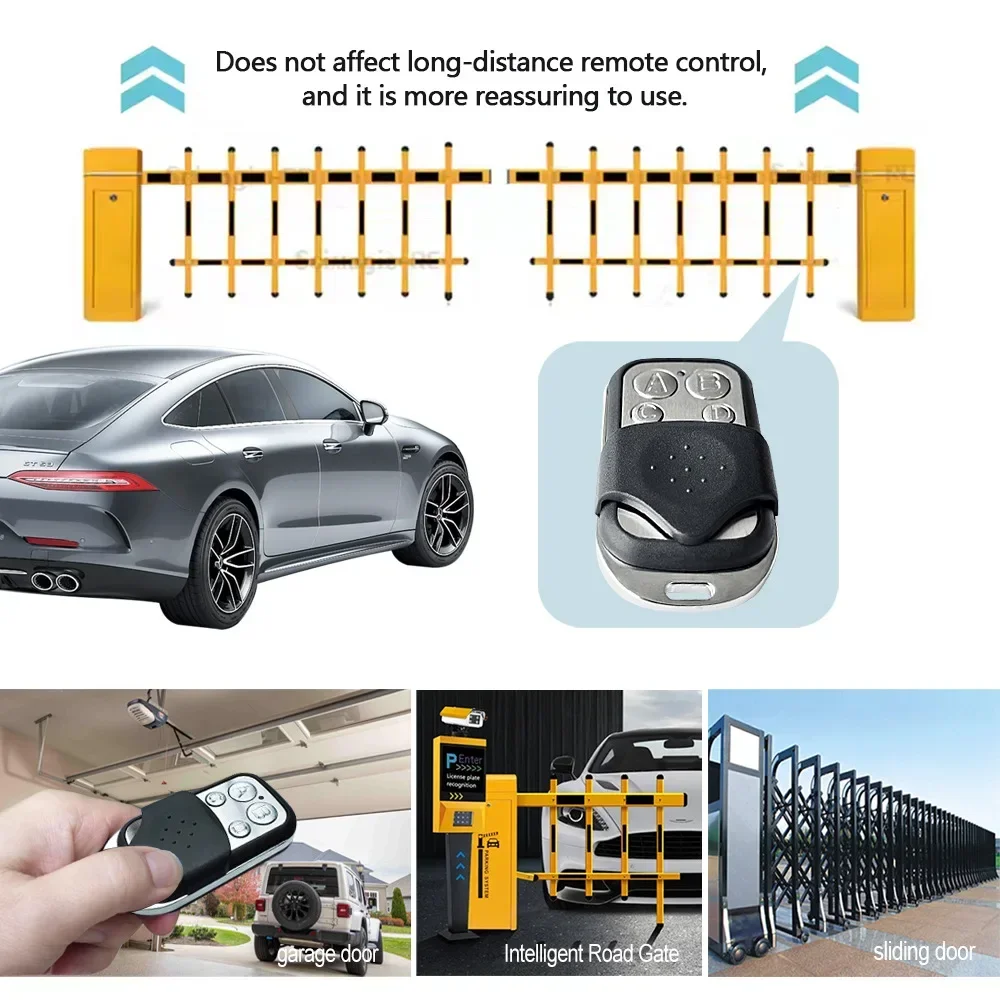 433MHz Auto Copy Wireless Remote Control Clone Cloning Code Duplicator for Garage Door Electric Gate Opener 4Keys RF Transmitter
433MHz Auto Copy Wireless Remote Control Clone Cloning Code Duplicator for Garage Door Electric Gate Opener 4Keys RF Transmitter