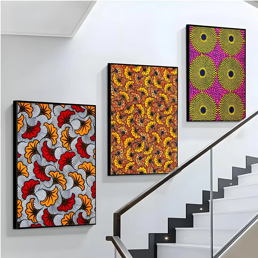 African Style Fabric Artwork Poster Modern Minimalist Art Wall Decor for Hallway Stairway Gallery Home Decoration
African Style Fabric Artwork Poster Modern Minimalist Art Wall Decor for Hallway Stairway Gallery Home Decoration