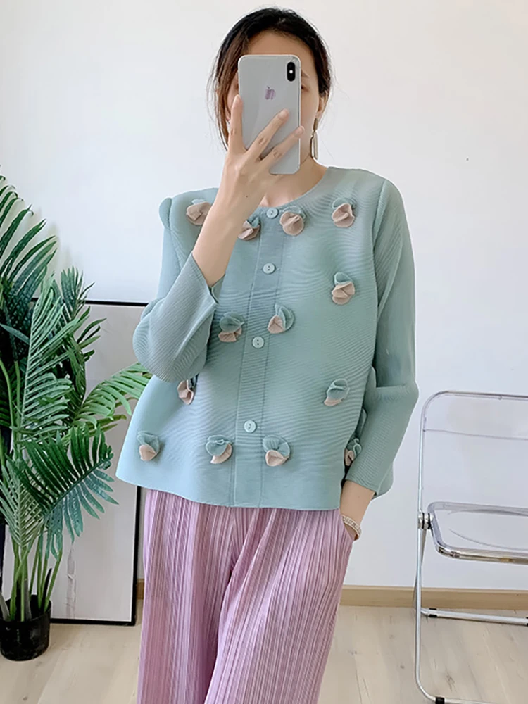 Delocah High Quality Summer Women Fashion Designer Blouses Long Sleeve Appliques Loose Tops Draped Cardigan Solid Color Shirts
Delocah High Quality Summer Women Fashion Designer Blouses Long Sleeve Appliques Loose Tops Draped Cardigan Solid Color Shirts