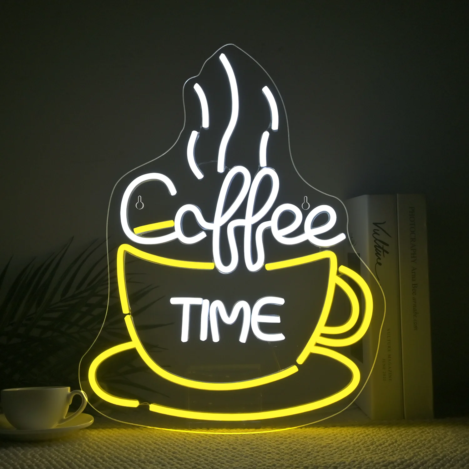 Coffee Time Neon Sign Dimmable Light Up Signs Art Wall Hanging Decor for Cafe Shop Home Bar Restaurant Business
Coffee Time Neon Sign Dimmable Light Up Signs Art Wall Hanging Decor for Cafe Shop Home Bar Restaurant Business