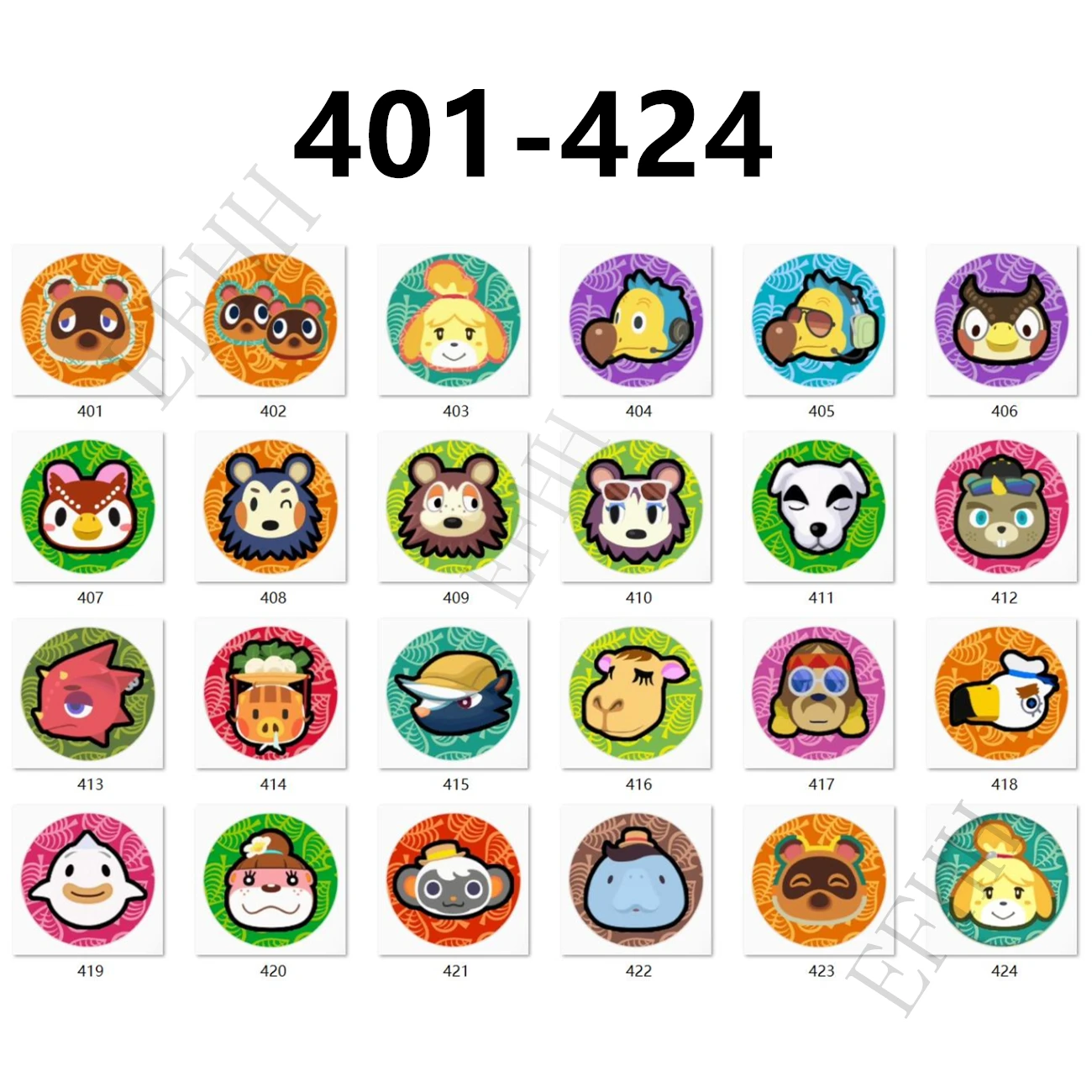 401-424 NPC Series 5 Various Amxxbo Card Hot Game Animal Croxxing: New Horizons cute roles NS Set Collect Mini NFC Coin Cards
401-424 NPC Series 5 Various Amxxbo Card Hot Game Animal Croxxing: New Horizons cute roles NS Set Collect Mini NFC Coin Cards