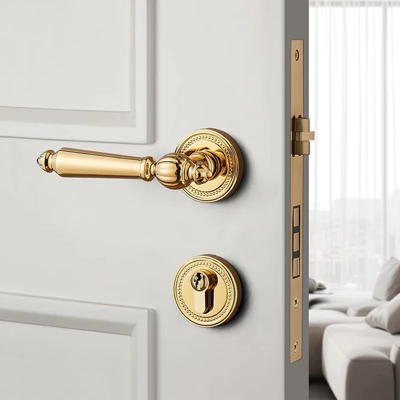 Bedroom Door Lock Indoor French Vintage Door Handle Room Wooden Door Lock Magnetic Split
Bedroom Door Lock Indoor French Vintage Door Handle Room Wooden Door Lock Magnetic Split