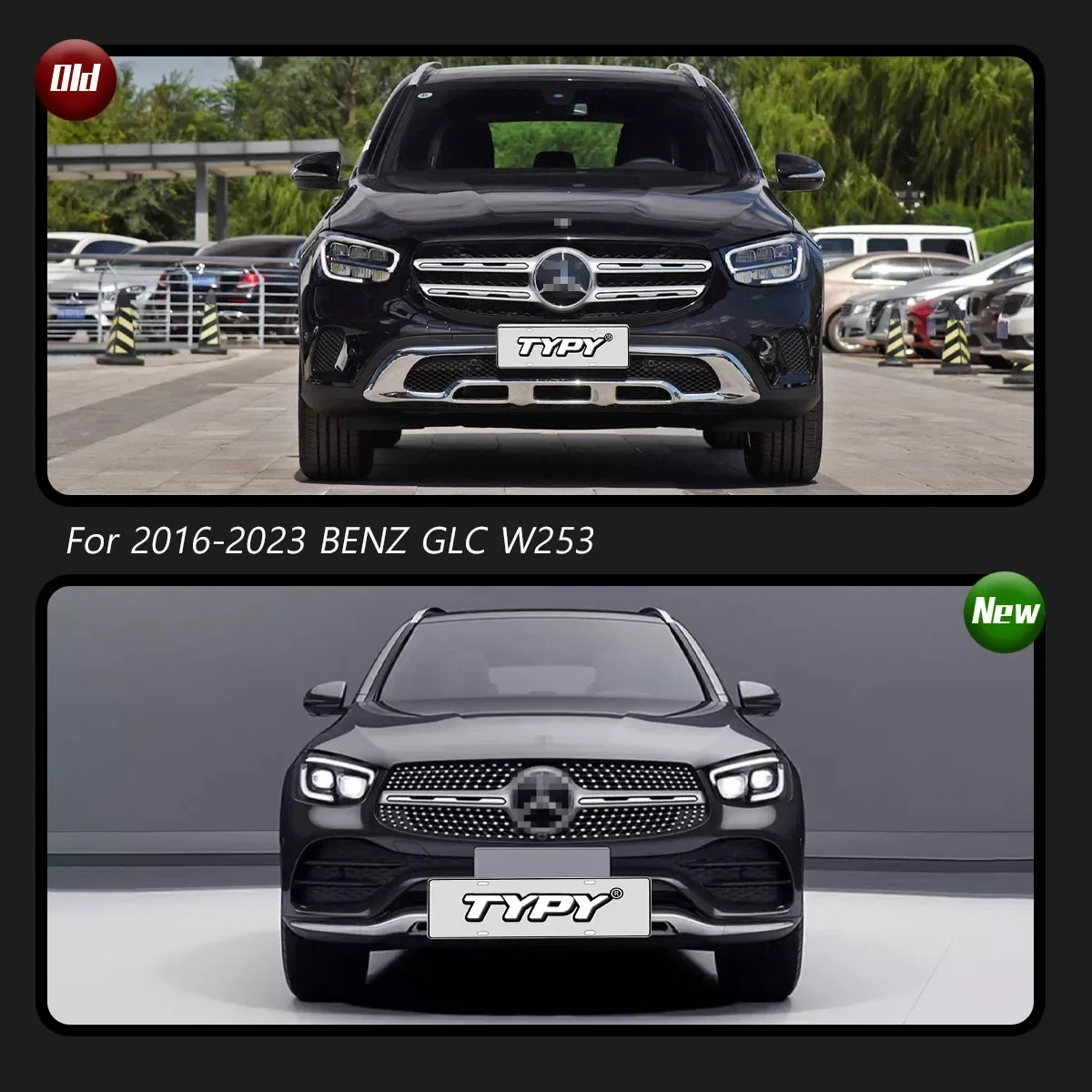 TYPY Car For Benz GLC W253 Headlights 2016-2023 Upgrade Modified to New DRL Dynamic Turn Signal LED Headlight Auto Accessories
TYPY Car For Benz GLC W253 Headlights 2016-2023 Upgrade Modified to New DRL Dynamic Turn Signal LED Headlight Auto Accessories